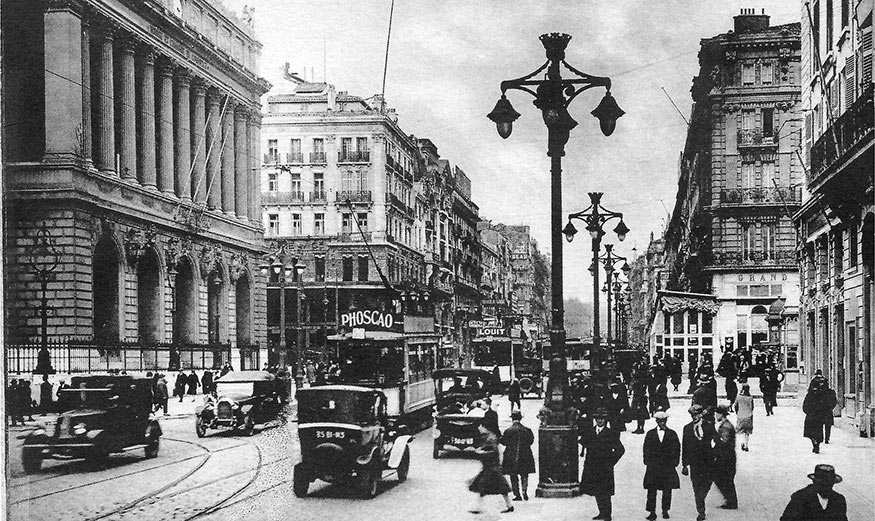 Architecture de Marseille il y a plusieurs année.