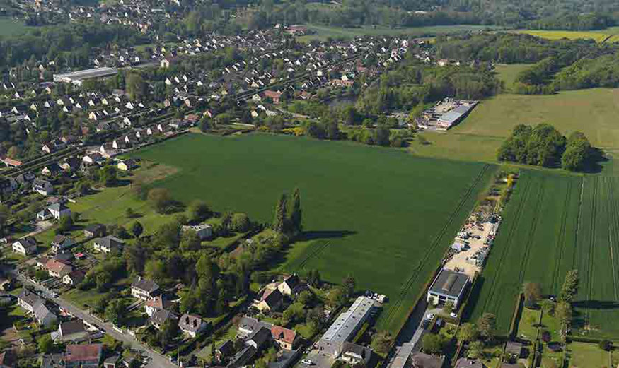 Terrains du programme Crédit Mutuel Aménagement Foncier à Saint-Chéron.