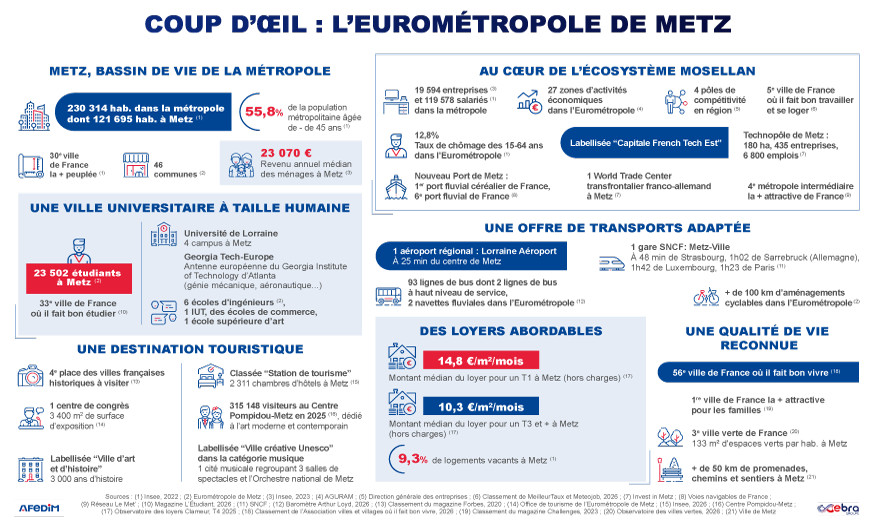 Infographie coup d’œil des atouts de l’immobilier à Mulhouse