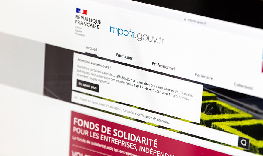 Image du site Impôt.gouv