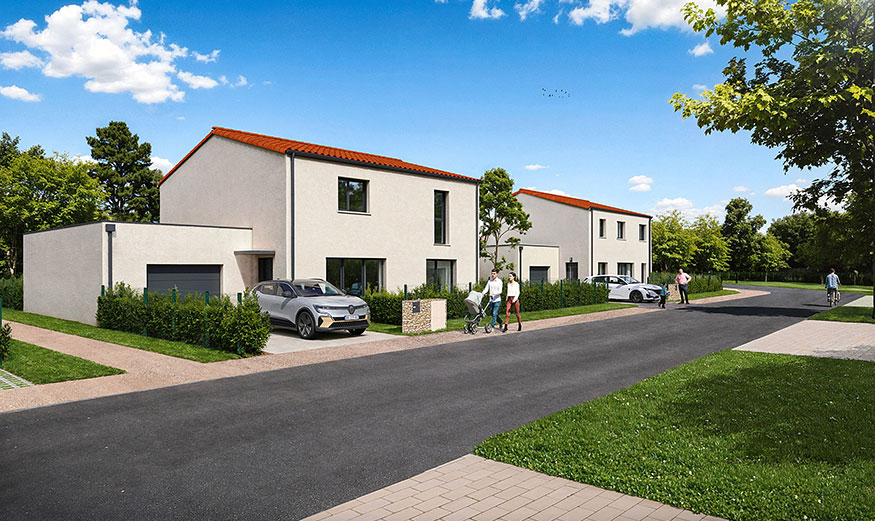 Perspective du Domaine de Charvery