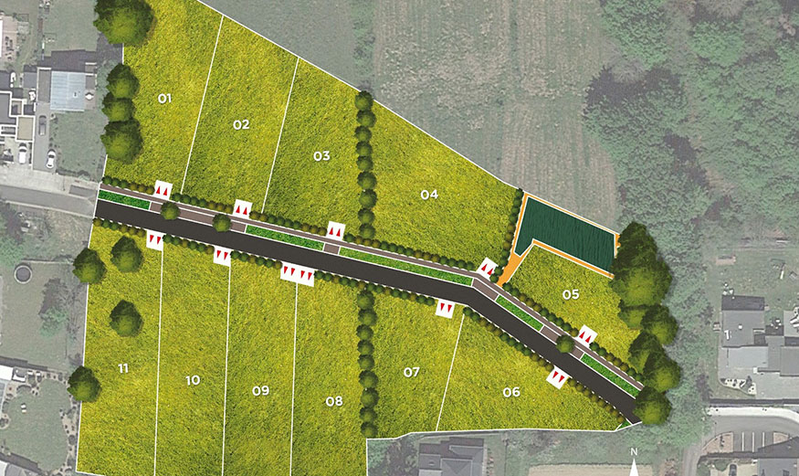 Plan de composition La Forêt IV à Orvault (44)