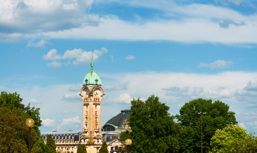 Vue de la ville de Limoges en France