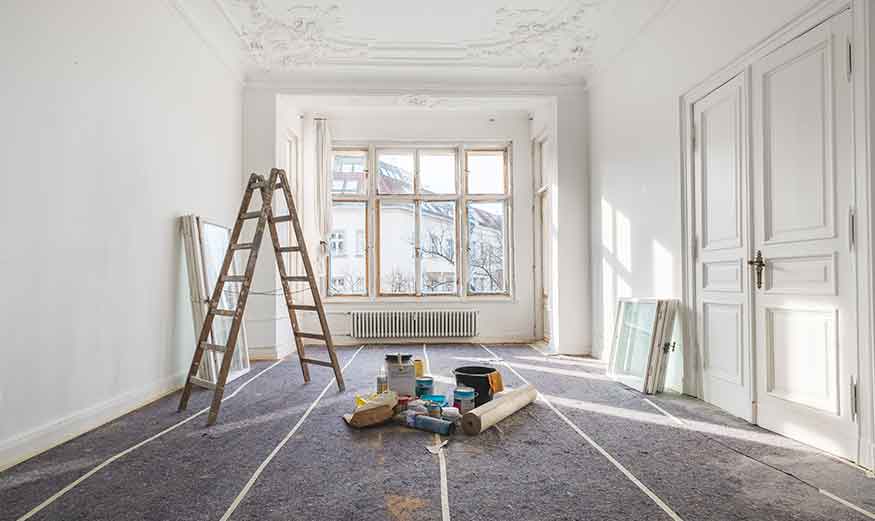 Appartement haussmannien en rénovation