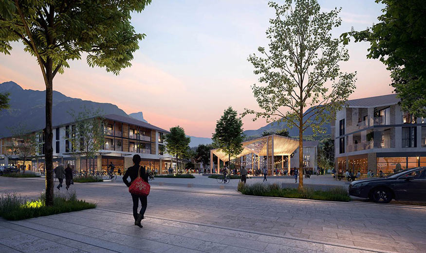 Perspective de la Place Saint-Pierre Centre 2025